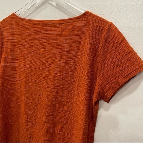 J. Crew Textured Boxy Fit Short Sleeve Shirt Large - Picture 7 of 8